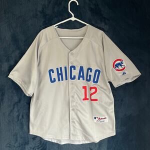 Authentic MLB Chicago‎ Cubs Alfonso Soriano #12 Majestic Jersey Mens Size 50 XL